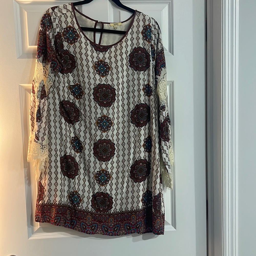 Boho mini dress